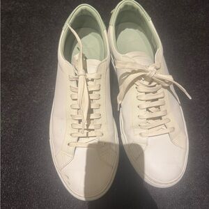 Givenchy White Leather Low-Top Sneakers